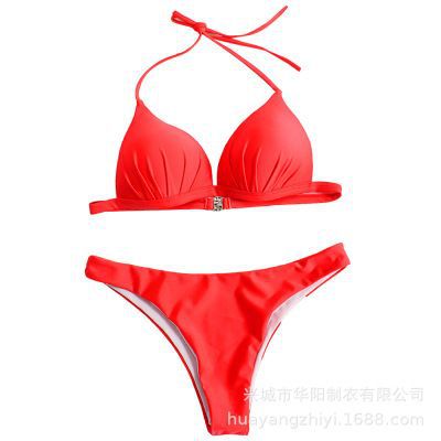 Wholesale Solid color hard case swimsuit